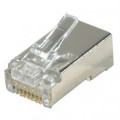 Plug RJ45 8P 8C blindé catégorie 6 plus insert