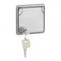 Prise standard Français 2P+T à volet verrouillé IP55 - 16A - 250V - Legrand Soliroc-IK10