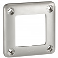 Plaque  Legrand Programme Soliroc IK 10 - 1 poste - 110 x 110 mm