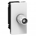 Prise vidéo Legrand Mosaic - BNC 75 femelle - 1 mod - blanc