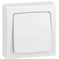 Interrupteur va-et-vient appareillage saillie Legrand complet - blanc