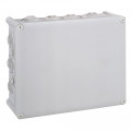 Boîte de dérivation rectangulaire 310x240x124 étanche Legrand Plexo gris - embout (24) -IP55/IK07- 750°C