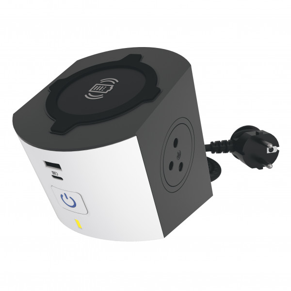 Chargeur sans fil Aircharge Qi Travel avec Prise UE