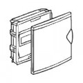 Coffret mini encastré - porte isolante blanc RAL 9010 - 1 rang - 6+2 mod