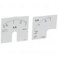 Cadran de mesure (1 rond + 1 carré) pour ampèremètre analogique - 0-2000 A