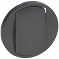 Enjoliveur large Legrand Céliane Graphite - interrupteur/va-et-vient/poussoir Soft