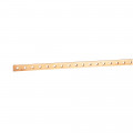 Barre cuivre plate rigide - 18x4 mm - 245/200 A admissibles - L. 990 mm