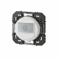 Interrupteur automatique blanc Legrand Dooxie pour minuterie en remplacement d'un poussoir