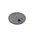 Disq80 incara 2p+t + usb a+c + sortie de câble + cordon fiche 2p+t - noir