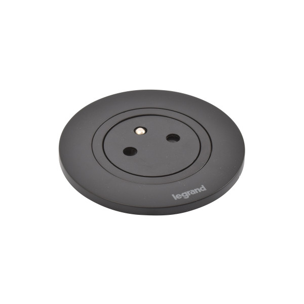 Disq60 incara 2p+t surface et cordon avec connecteur wieland - noir