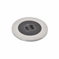 Disq60 incara chargeur usb a+c et cordon avec connecteur wieland - métal