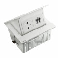 Pop up incara 2p+t surface + chargeur usb type-a+c - 4 modules blanc