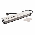 Multilink incara mural vertical 3x2p+t + usb a+c + rj45 + hdmi - blanc