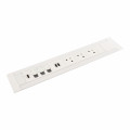 Multilink incara mural vertical 3x2p+t + usb a+c + rj45 + hdmi - blanc