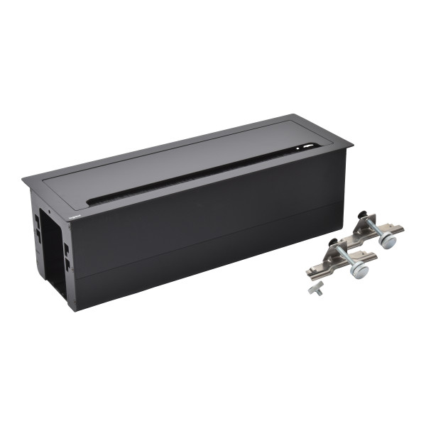 Boîtier top access incara 385mm finition noir - à encastrer