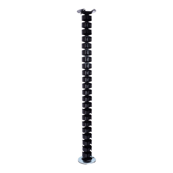 Vertèbre de bureau incara 4 compartiments 80cm - noir