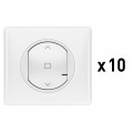 Interrupteurs Connectés pour Volet Roulant Céliane With Netatmo - Blanc, Lot de 10