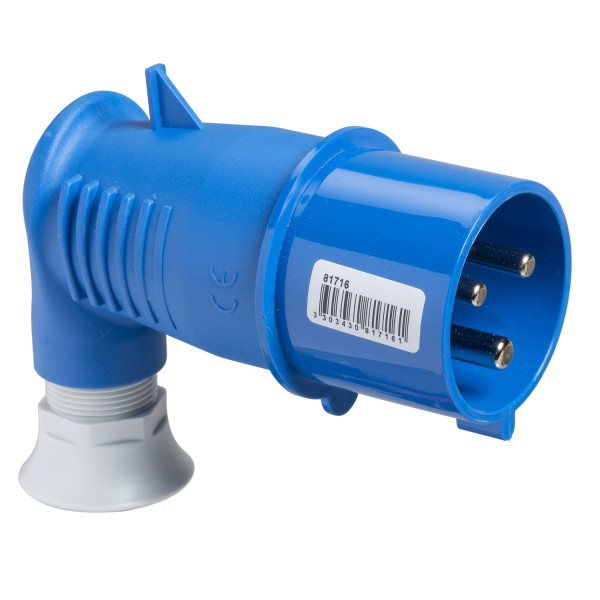 FICHE MOBILE COUDEE 16A 2PT     200-250V IP44 50-60HZ