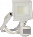 Projecteur Blanc avec Détecteur Infrarouge IP44 LED 10 W 4000 K 700 lm FLD75 Arlux