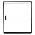 Eh armoire de trottoir eh3/f-1 montée en usine