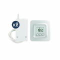 Thermostat Radio Fil Pilote pour 2 Radiateurs Tybox 5702 FP Delta Dore