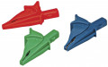Kit 3 pinces croco rouge/bleu/vert