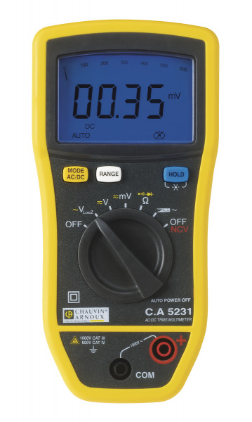 Multimètre numérique TRMS CA5231 - Chauvin Arnoux