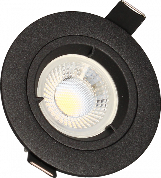 Spot encastré LED GU10 Arlux SPT201 5W 2700K 380lm noir