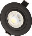 Spot encastré LED GU10 Arlux SPT201 5W 2700K 380lm noir