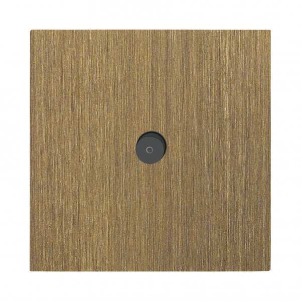 Poussoir lumineux Arnould ART épure bronze