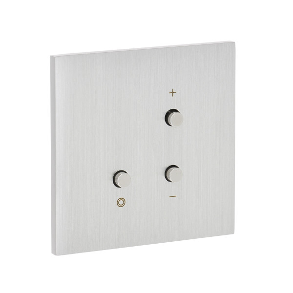 Art d'Arnould - Epure - Ecovariateur 2 fils sans neutre - Acier brossé