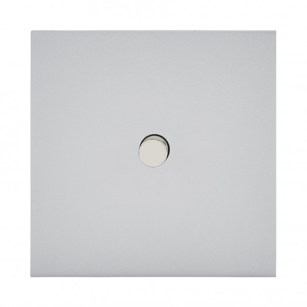Poussoir à bouton rond Arnould ART épure acier satin