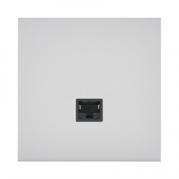 Prise RJ45 cat. 6 FTP Arnould ART épure acier satin