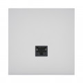 Prise RJ45 cat. 6 FTP Arnould ART épure acier satin
