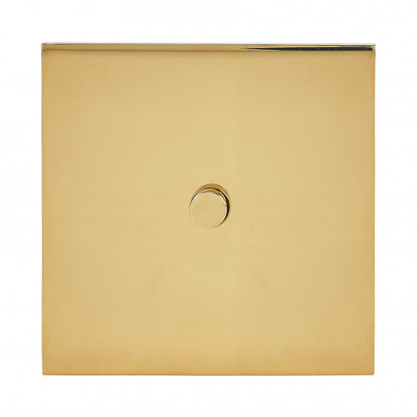 Poussoir à bouton rond Arnould ART épure or miroir