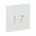 Double va-et-vient 10a Arnould ART épure blanc satin