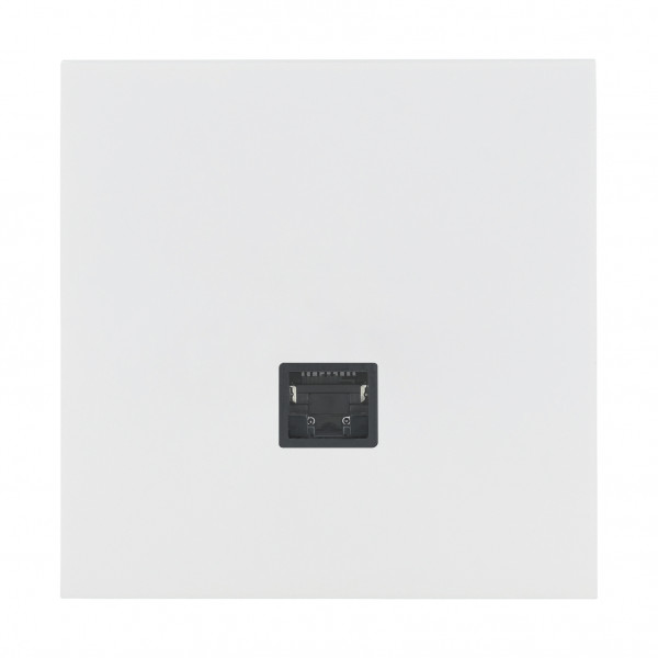 Prise rj45 cat. 6 ftp Arnould ART épure blanc satin