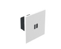 Chargeur 1 usb type-c art univers epure 3a 30w power delivery - blanc satin