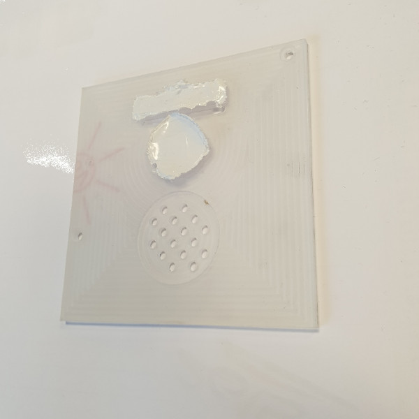 Makrolon pour fenêtre caméra pour platines u av 4181/xxx