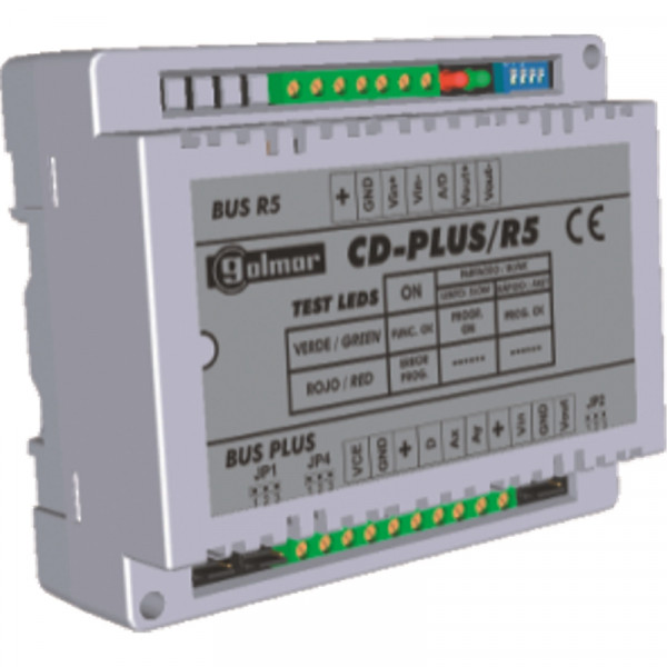 Convertisseur bus audio 4fils vers 2 fils non polarisés audio