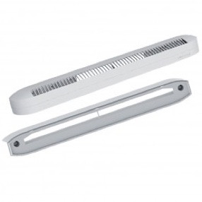 Entrée d’air autoréglable S&P Unelvent ECA MINI RA à rallonge acoustique 15/22/30 m³/h gris 