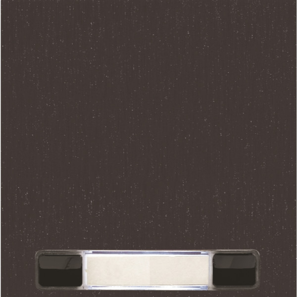 Module nexa  inox  2 rangées 2 boutons, finition noire (black)