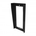 Visière nexa inox pour platine 2 modules (1 colonne), finition noire (black)