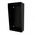 Boitier saillie + visière nexa  inox 2 modules (1 col.), finition noire (black)