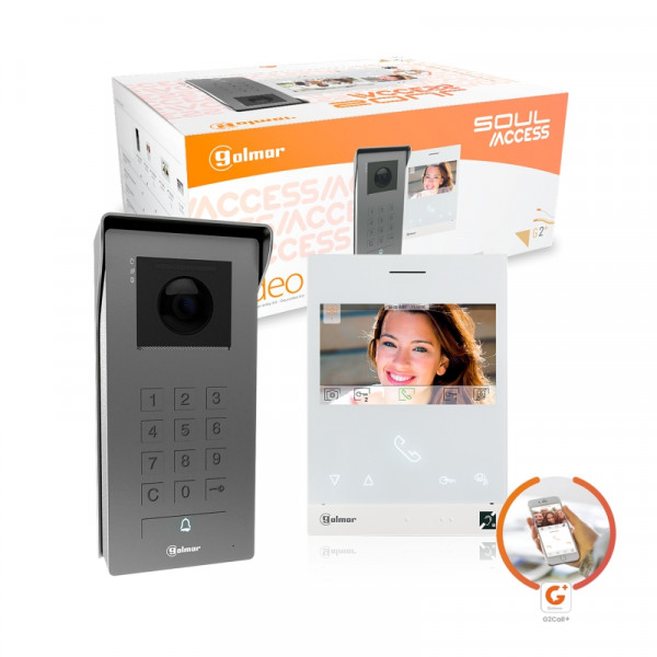 Kit vidéo soul access 1 appel avec moniteur wifi art4wh (bm + mémoire + clavier)