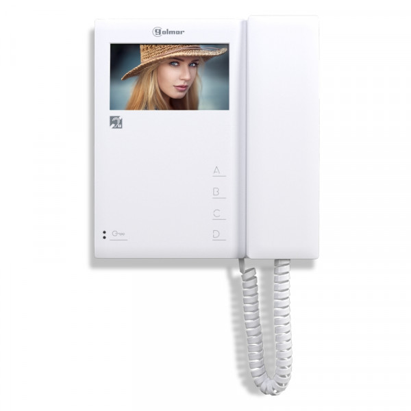 Moniteur vidéo couleur tekna plus (bus plus) + étrier