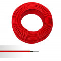 Câble photovoltaïque h1z2z2-k 1x4mm² couleur rouge à la coupe (prix au mètre)