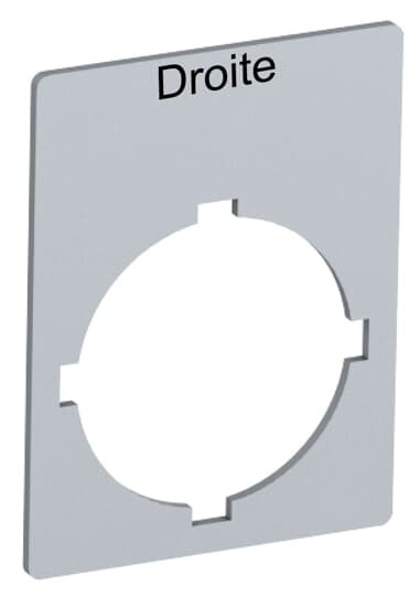 Etiquette pour boutons et voyants [droite]