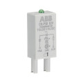 Module débrochable cr-m led verte 110-230vac/dc