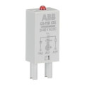 Module débrochable cr-m led rouge 24-60vac/dc